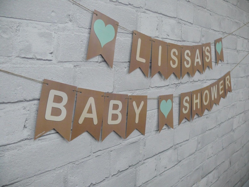 PERSONALISED BABY SHOWER Bunting. Any Colour to Make the Day Etsy UK
