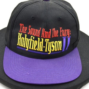 Holyfield Tyson The Sound And The Fury June 28, 1997 MGM Grand Boxing Hat Cap!