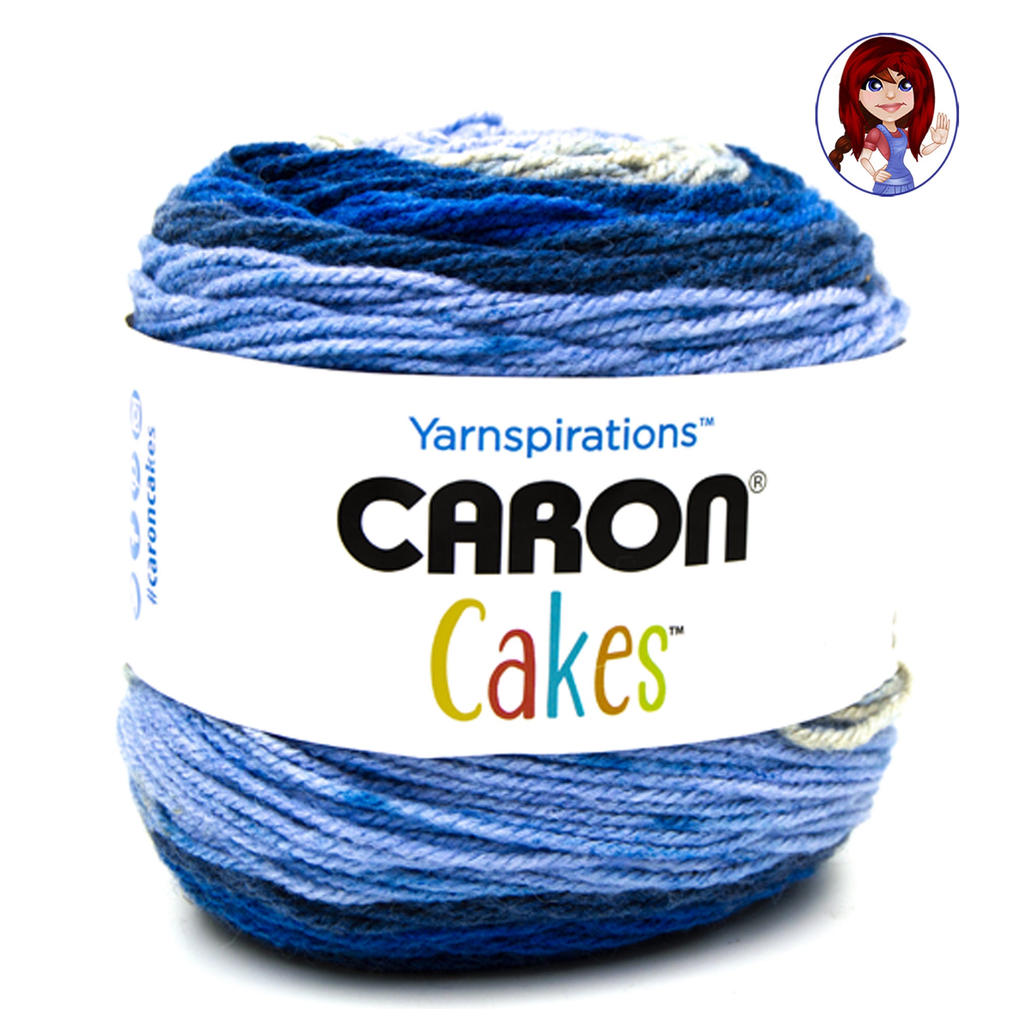 2 Yarnspirations 7.1 Oz Caron Cakes 17036 Blackberry Mousse Acrylic Wool  Yarn