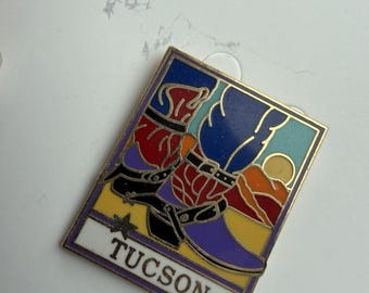 Tucson Travel Souvenir Lapel Pin Arizona