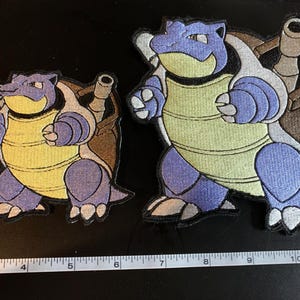 Pokémon Embroidered Patch: Blastoise