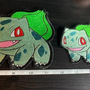 Pokémon Embroidered Patch: Bulbasaur old style