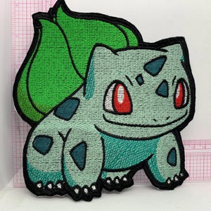 Pokémon Embroidered Patch: Bulbasaur (New Style)