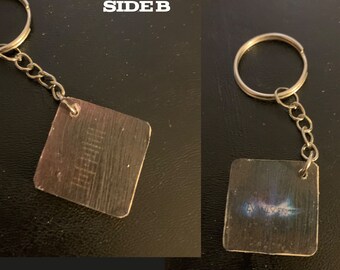 evanescence self titled album wood Keychain