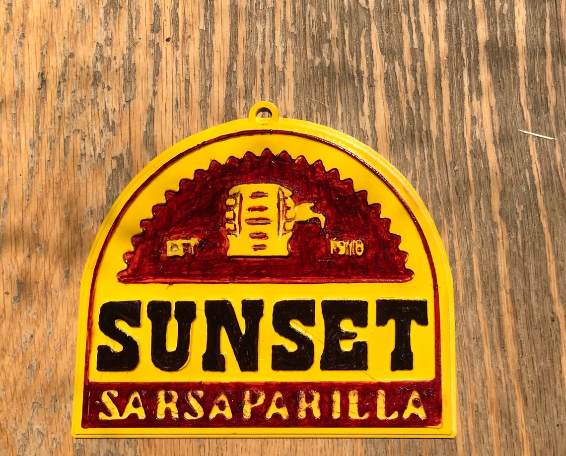 Sunset Sarsaparilla sign | Etsy