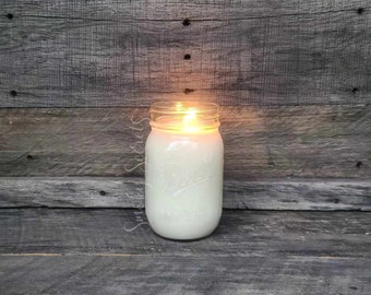 16 oz. Mason Jar Soy/Paraffin Wax Candle