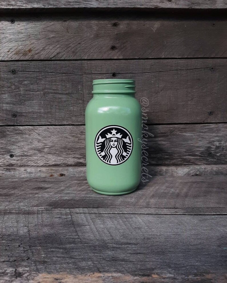 Starbucks Mermaid Mason Jar Straw Holder Add on Soap Etsy Hong Kong