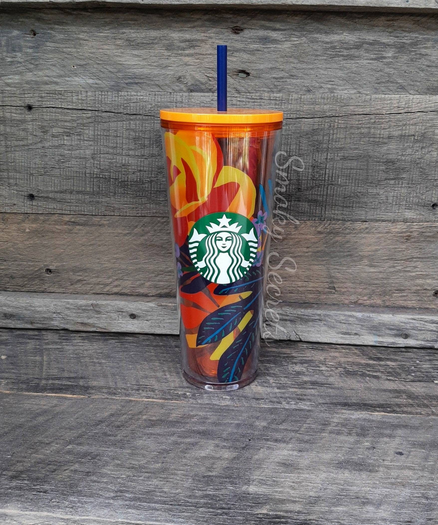 Starbucks Green Gradient Studded Acrylic Tumbler Fall Winter Holiday 2022  (24 oz - Venti)