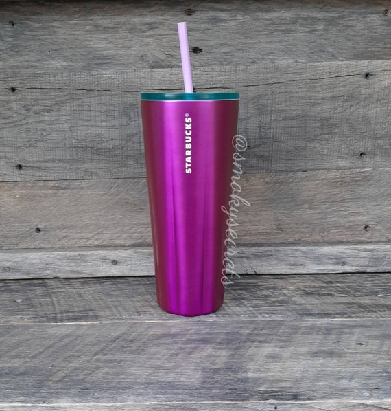 Buy Starbucks Spring 2022 Bright Purple Fuschia Barney Metal Double  Insulated Reusable Cold Cup /tumbler Online in India - Etsy