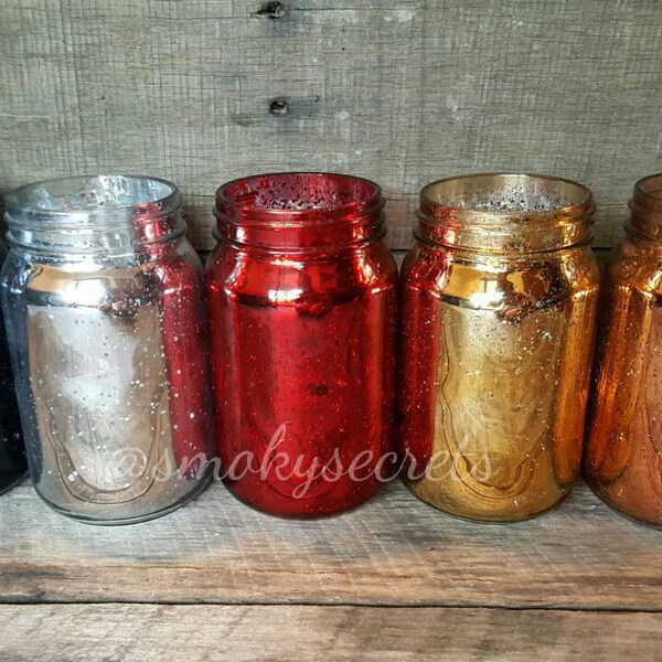 Mason Jar Vases Etsy