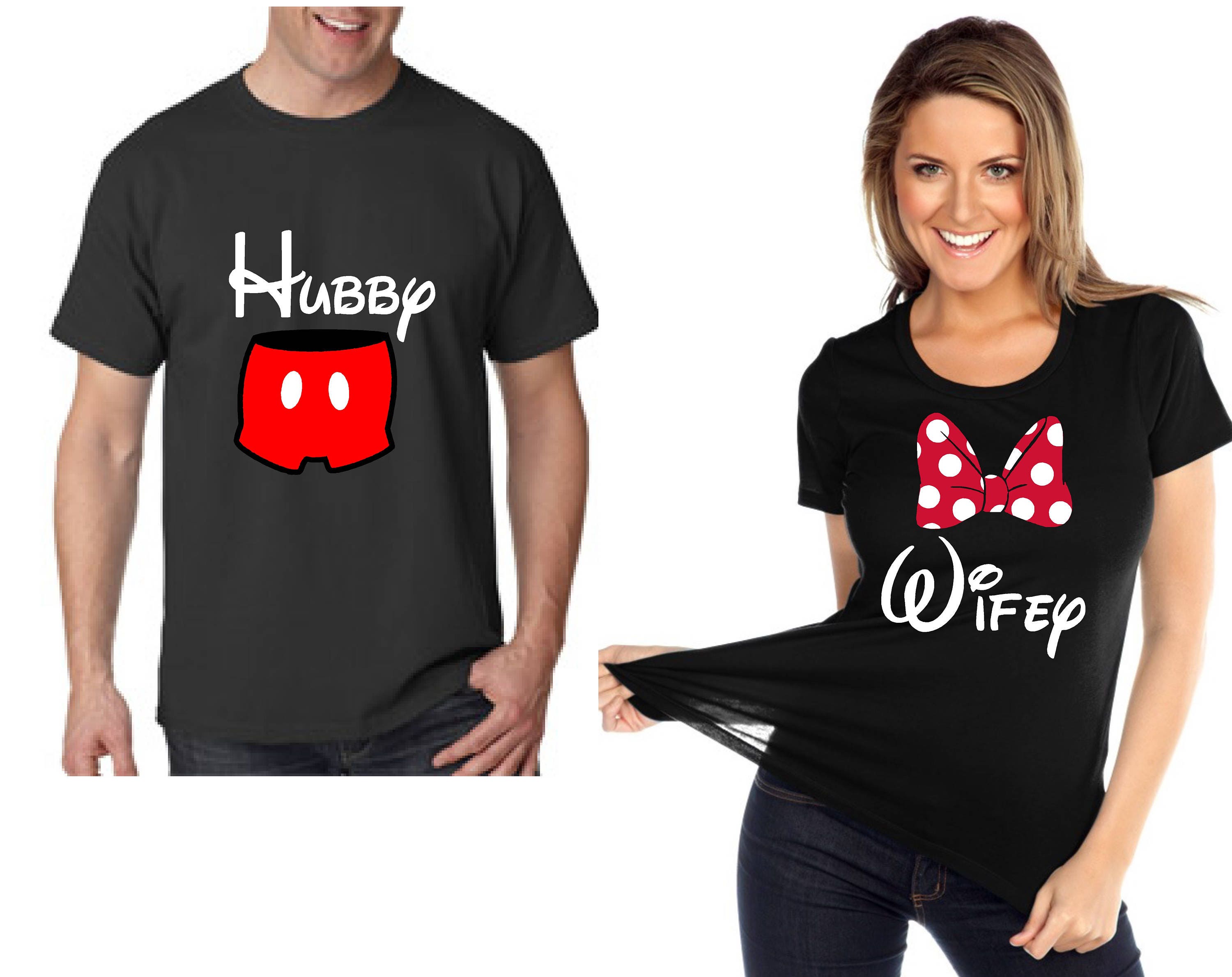 husband and wife disney shirts