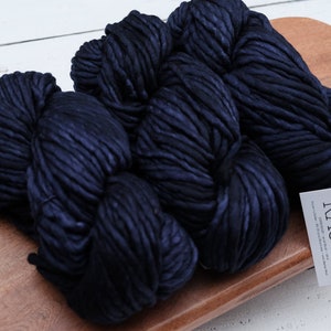 Malabrigo RASTA in PARIS NIGHT |Super Bulky Yarn, Single Ply, 100% Merino Wool, Malabrigo Yarn, Gift for Knitters or Crocheters