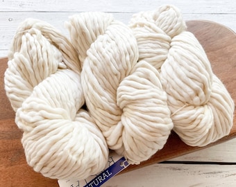 Malabrigo RASTA - Hilo natural/supergrueso, de una sola capa, 100 % lana merino, hilo Malabrigo, ideal para tejedores y crocheteros.