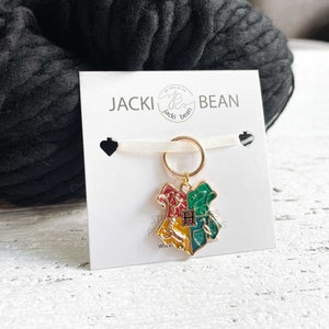 HP Wizard Stitch Marker, Progress Keepers, Wizard Charm,Stitch maker for knitting and crochet