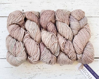 Malabrigo MECHA - WHOLE GRAIN | Bulky Yarn, Single Ply, 100% Superwash Merino Wool, Malabrigo Yarn, Gift for Knitters or Crocheters