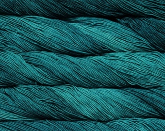 Malabrigo SOCK - TEAL FEATHER | Fingering Weight Yarn, 3 Ply, 100% Superwash Merino Wool, Malabrigo Yarn, Gift for Knitters or Crocheters