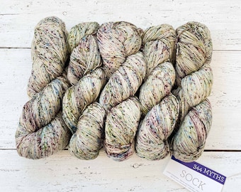 Malabrigo SOCK - MYTHS | Fingering Weight Yarn, 4 Ply, 100% Superwash Merino Wool,  Malabrigo Yarn 420 yards