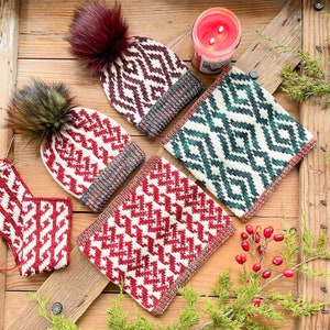 KNITTING PATTERN: the Celtic Cables Beanie /knit Hat Pattern, Stranded ...