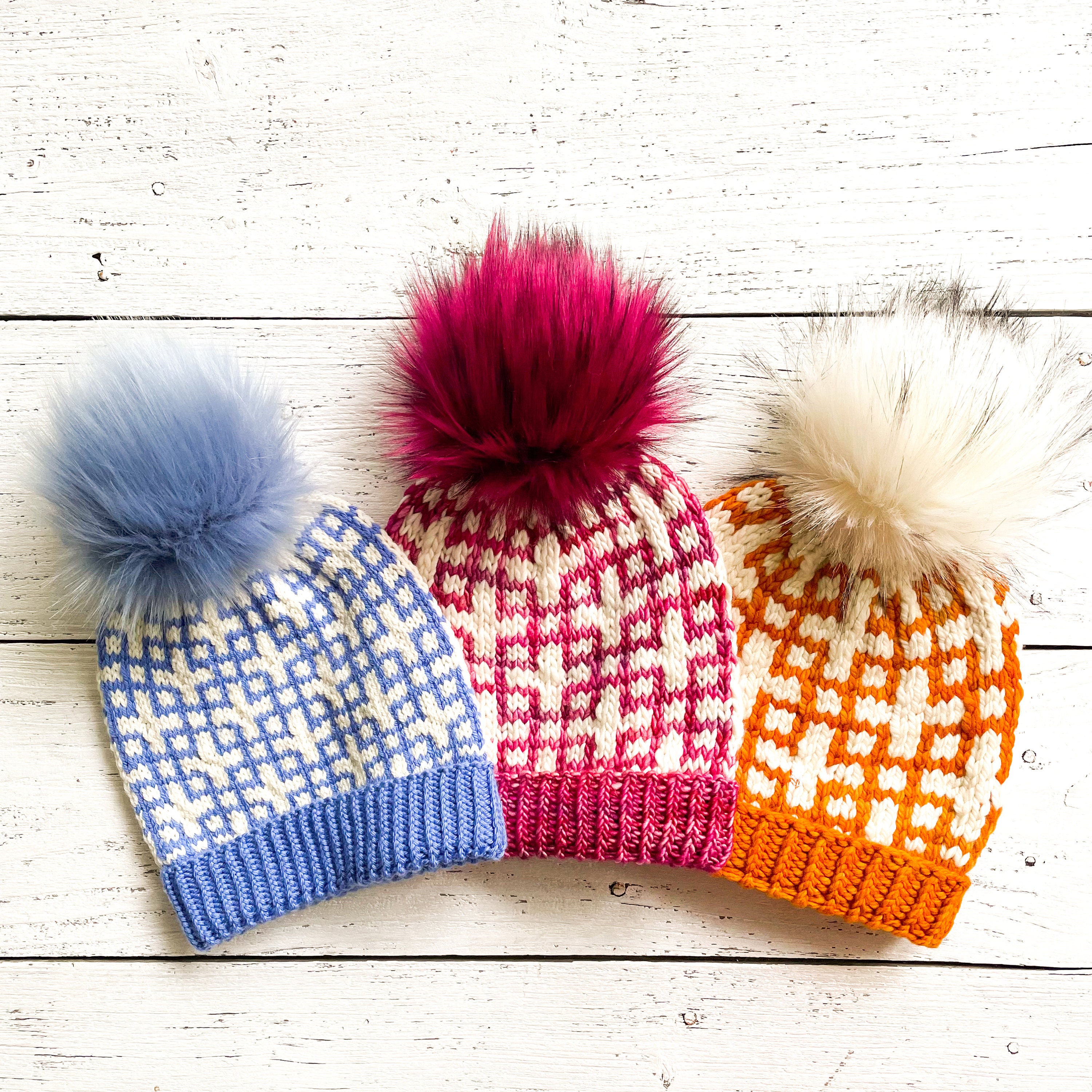 KNITTING PATTERN: Be Square Beanie /knit Hat Pattern Worsted