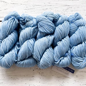 Malabrigo CHUNKY - Blue Surf |Bulky Yarn, 3 Ply, 100% Merino Wool, Malabrigo Yarn, Gift for Knitters or Crocheters