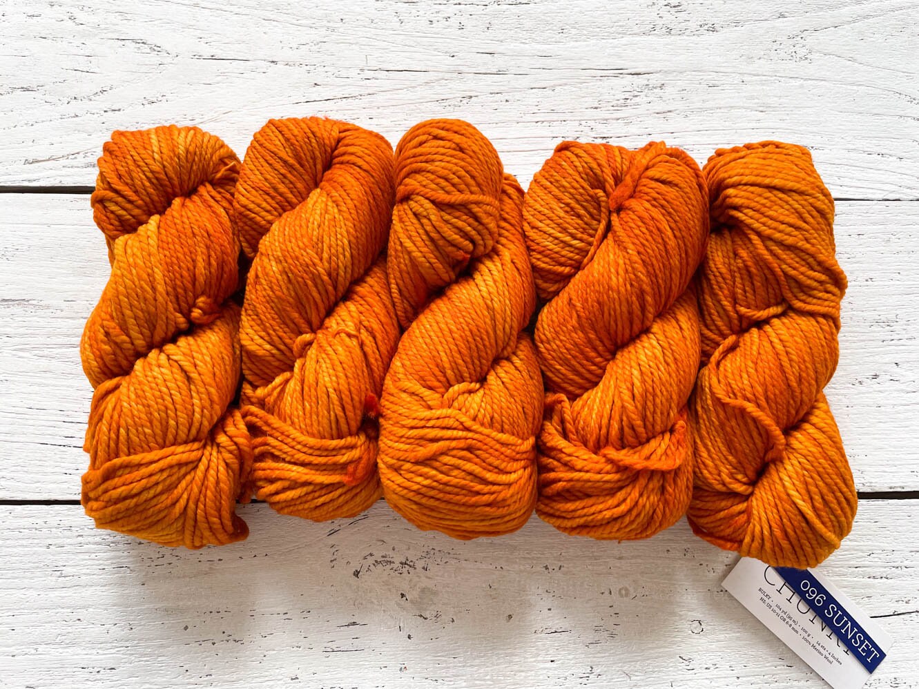 Malabrigo CHUNKY Sunset bulky Yarn, 3 Ply, 100% Merino Wool, Malabrigo  Yarn, Gift for Knitters or Crocheters 