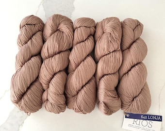 Malabrigo RIOS - LONJA / Hilo sólido de peso peinado (4), 4 capas, 100 % lana merino superlavada, hilo Malabrigo, regalo para tejedores o crocheteros