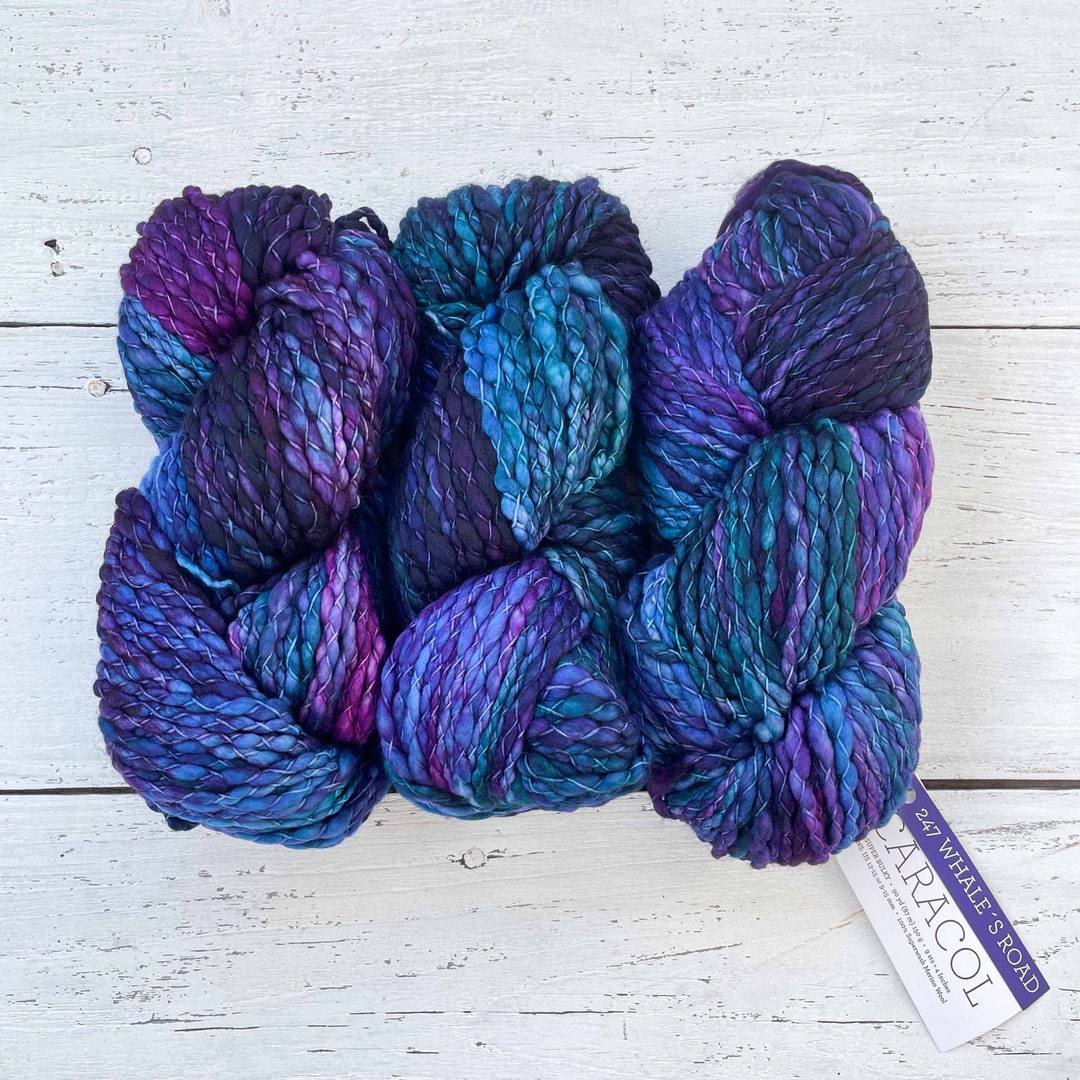 Malabrigo CARACOL WHALES ROAD super Bulky Yarn, Plied, 100 Superwash