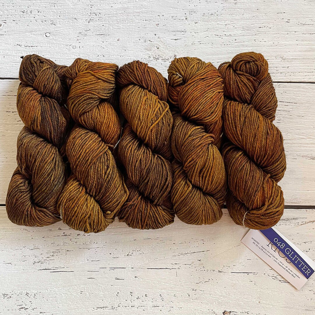 Malabrigo RIOS - GLITTER |worsted Weight Yarn (4) ,4 Ply, 100% ...