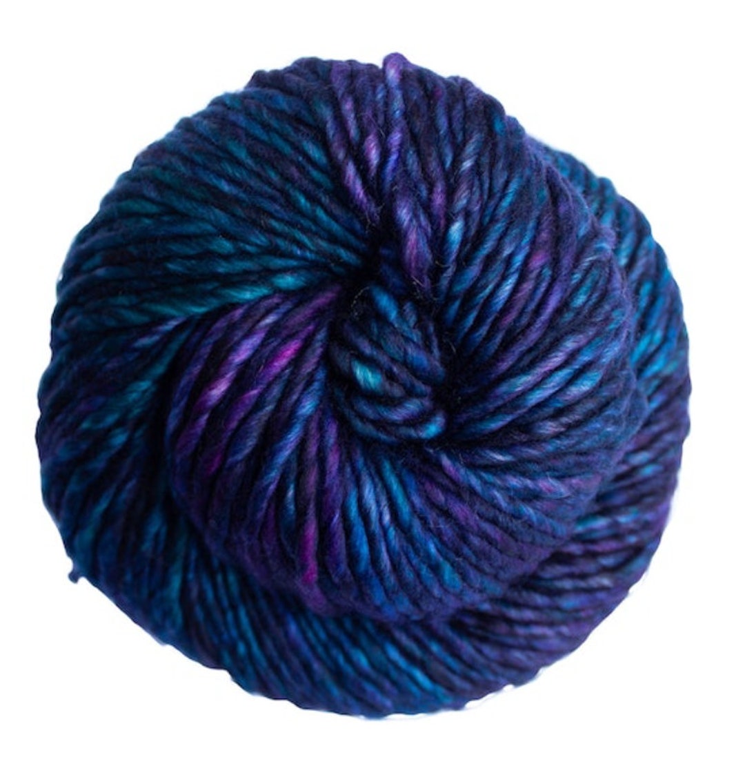 Malabrigo NOVENTA WHALES ROAD heavy Bulky Yarn, Single Ply, 100