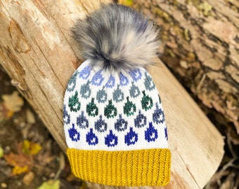 Spring on My Mind Hat Pattern, Knitted Hat Pattern, Knit Hat Pattern ...
