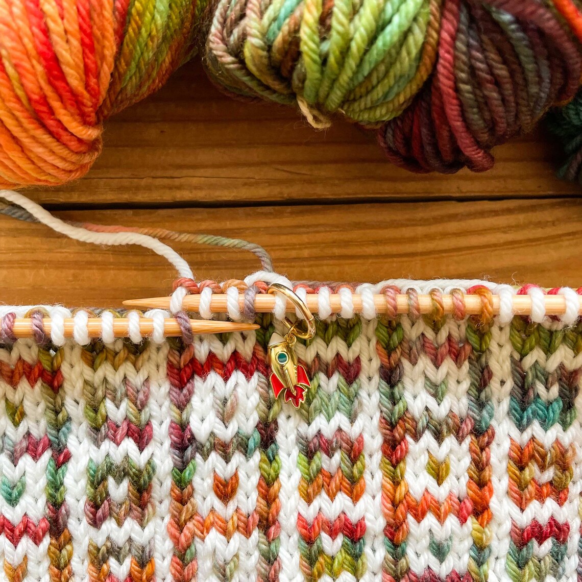 Stranded Colorwork Cowl KNITTING PATTERN: the Love Squared Cowl /knit Cowl Pattern Worsted ...