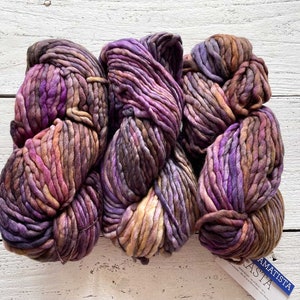 Malabrigo RASTA - AMATISTA |Sehr voluminöses Garn, einfädig, 100% Merinowolle, Malabrigo Garn, Geschenk für Strickerinnen oder Häkelinnen