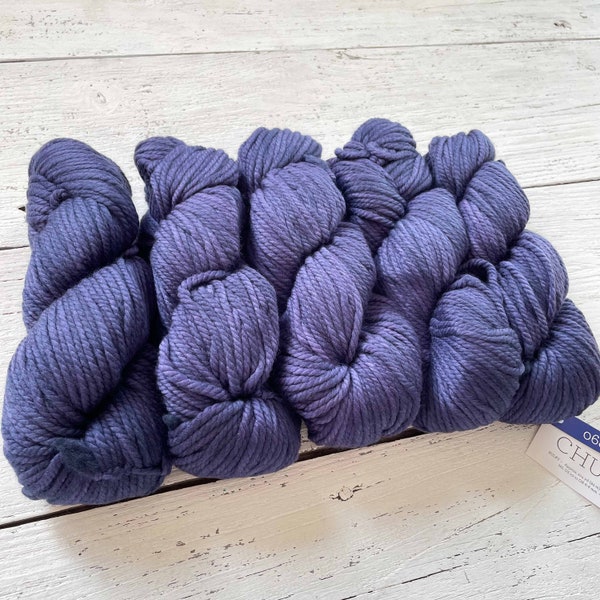 Malabrigo CHUNKY - VIOLETA / Bulky Yarn, 3 Ply, 100% Merino Wool, Malabrigo Yarn,Gift for Knitters Crocheters, Malabrigo Chunky