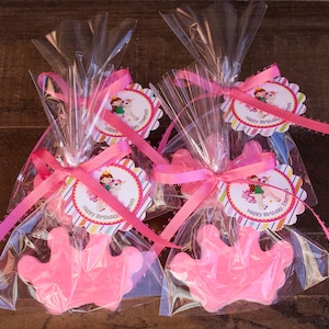 6 jabones de princesa, tiaras de princesa, regalos de fiesta de cumpleaños, jabones de tiara, fiesta de princesa, cumpleaños de niña