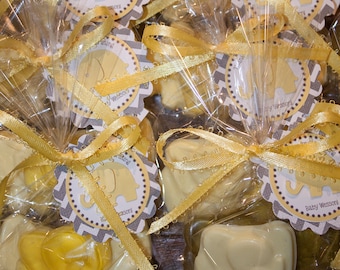60 Elephant Soaps (30 Favors), Shower Favors, Elephant Soaps, Party Favors, Baby Shower Favors