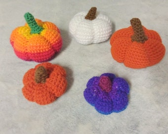 Crocheted Pumpkins