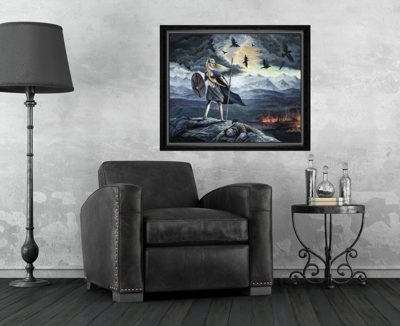 Geirsk\u00f6gul Valkyrie Viking Print
