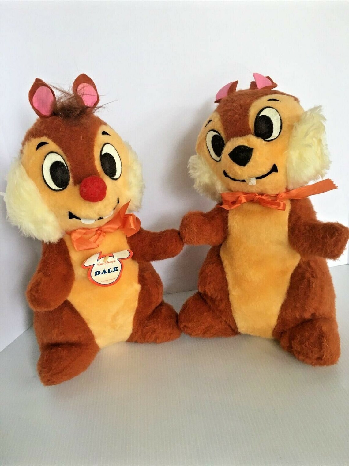 Vintage Disney 16 Chip n Dale Plush Large 1975 Orlando Etsy