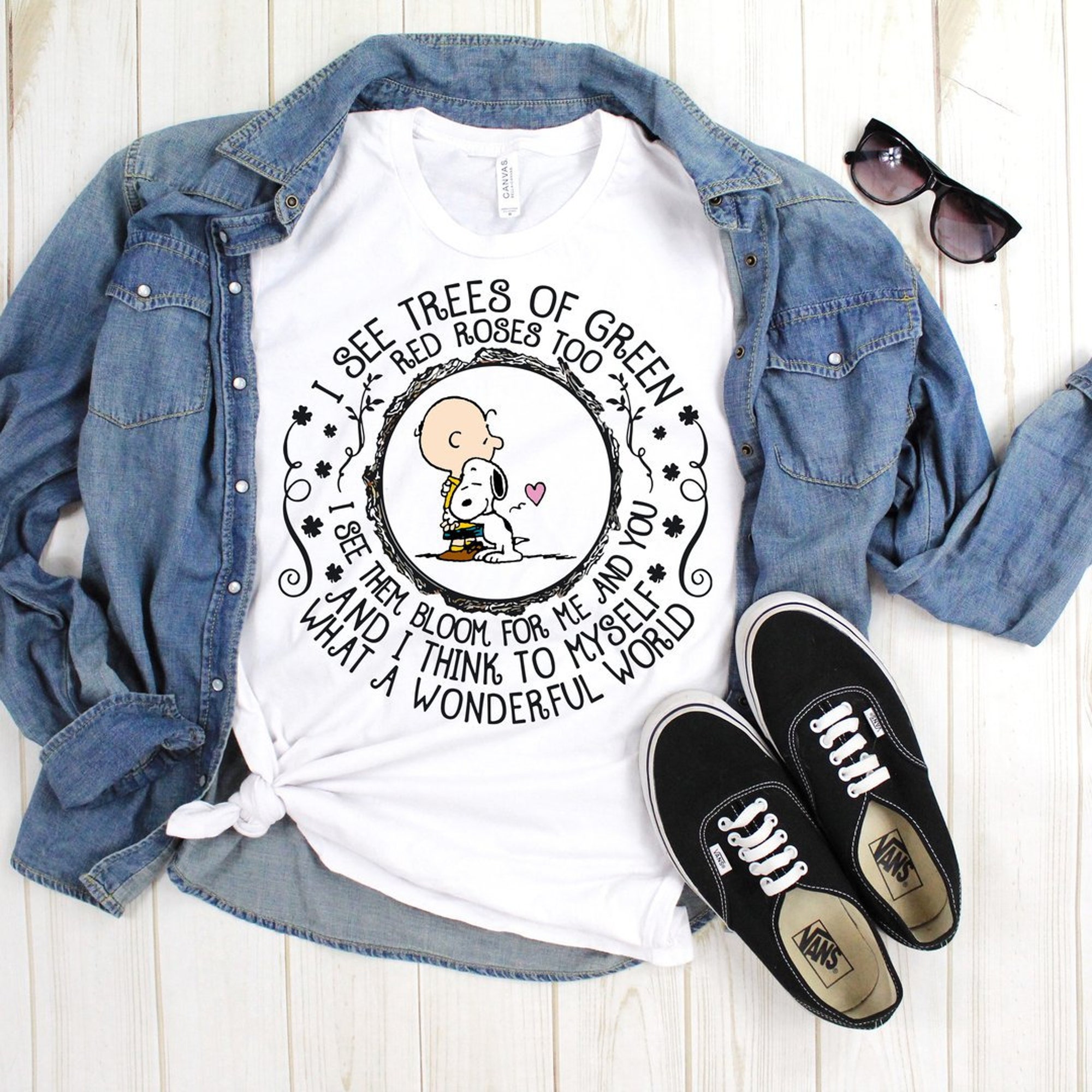 Charlie Brown & Snoopy Christmas T-Shirt Charlie Brown & Snoopy Christmas T-Shirt