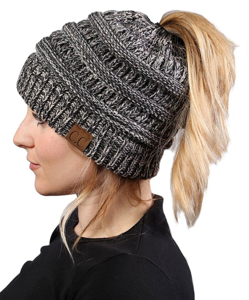 Messy Bun Beanie Messy Bun CC Beanie 