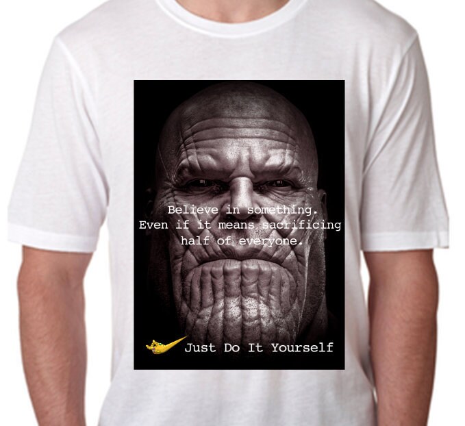 Thanos just do it shirt Clearance