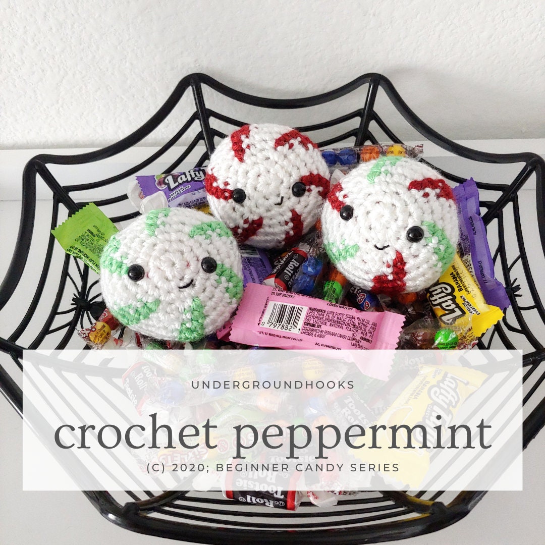 Crochet Peppermint Pattern - Easy Beginner Crochet Plushie - Kawaii ...