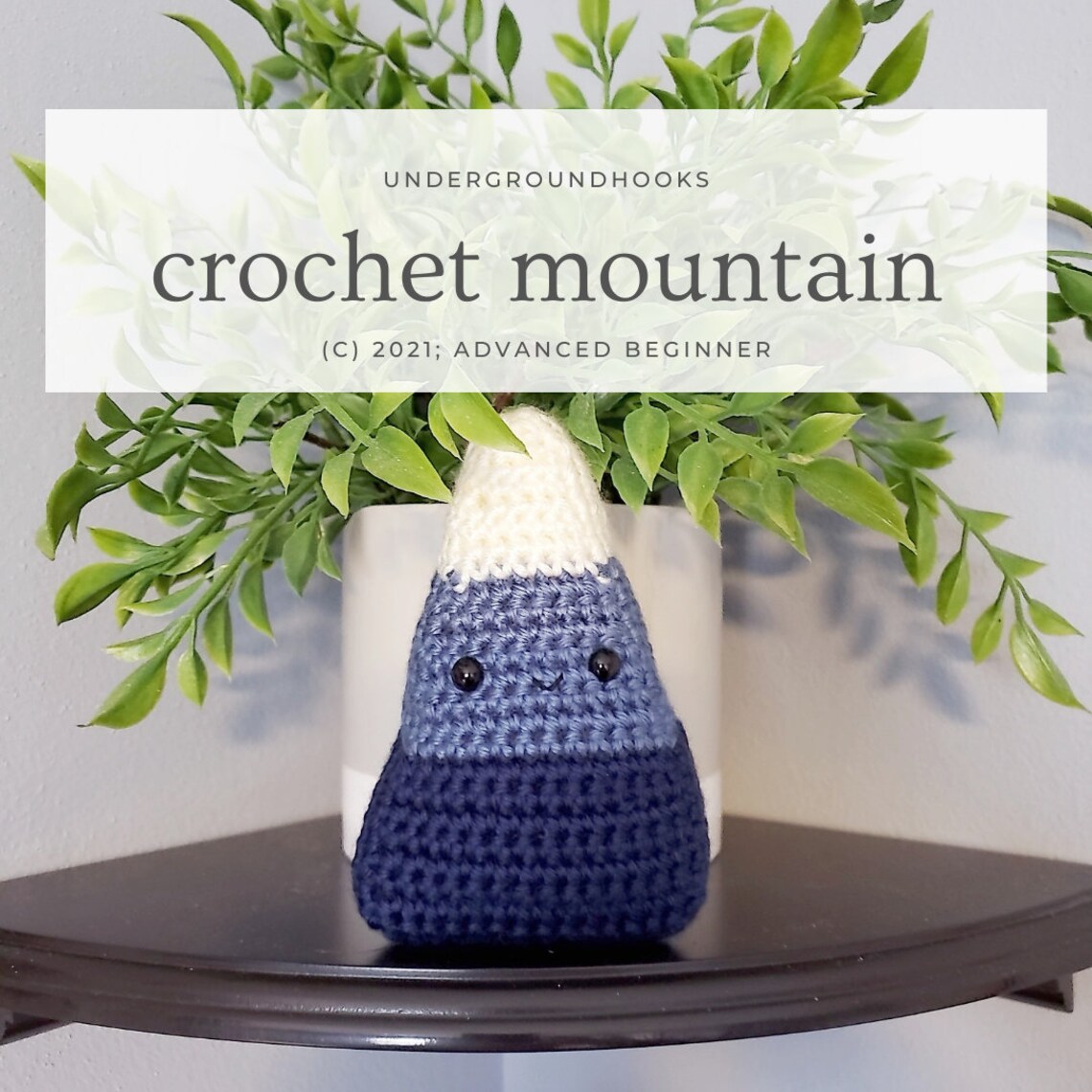 Crochet Mountain Pattern Minimalist Amigurumi Beginner Etsy