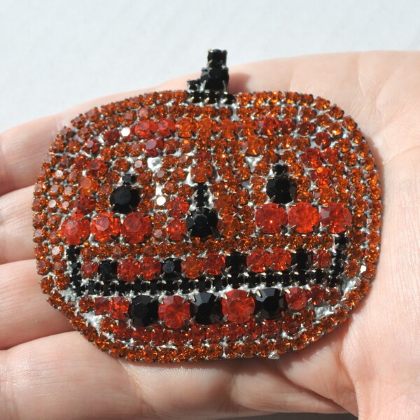 Charcoal Jack-o-lantern Rhinestone L/S main image 0