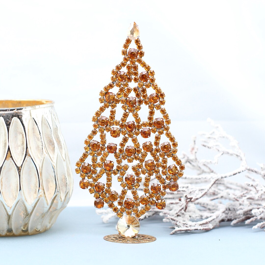 Rhinestone Christmas Tree, Vintage Christmas Tree Christmas Gift Ideas