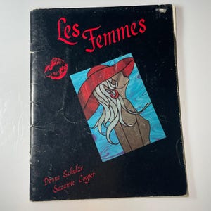 Les Femmes Stained Glass Art Patterns Donna Schulze Suzanne Cooper 1987