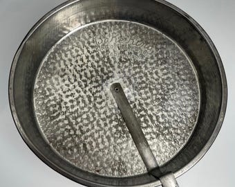 Bake King of Bakeware 8" Round Cake Pan w Easy Release Slider Textured Vintage