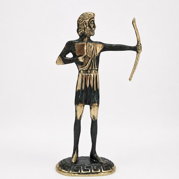 Bronze Odysseus Statue, Greek Hero Sculpture, King of Ithaca, Greek Mythology Art, Handmade Warrior Figurine