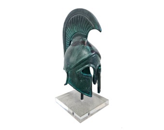 Bronze Ancient Greek Corinthian Helmet Replica