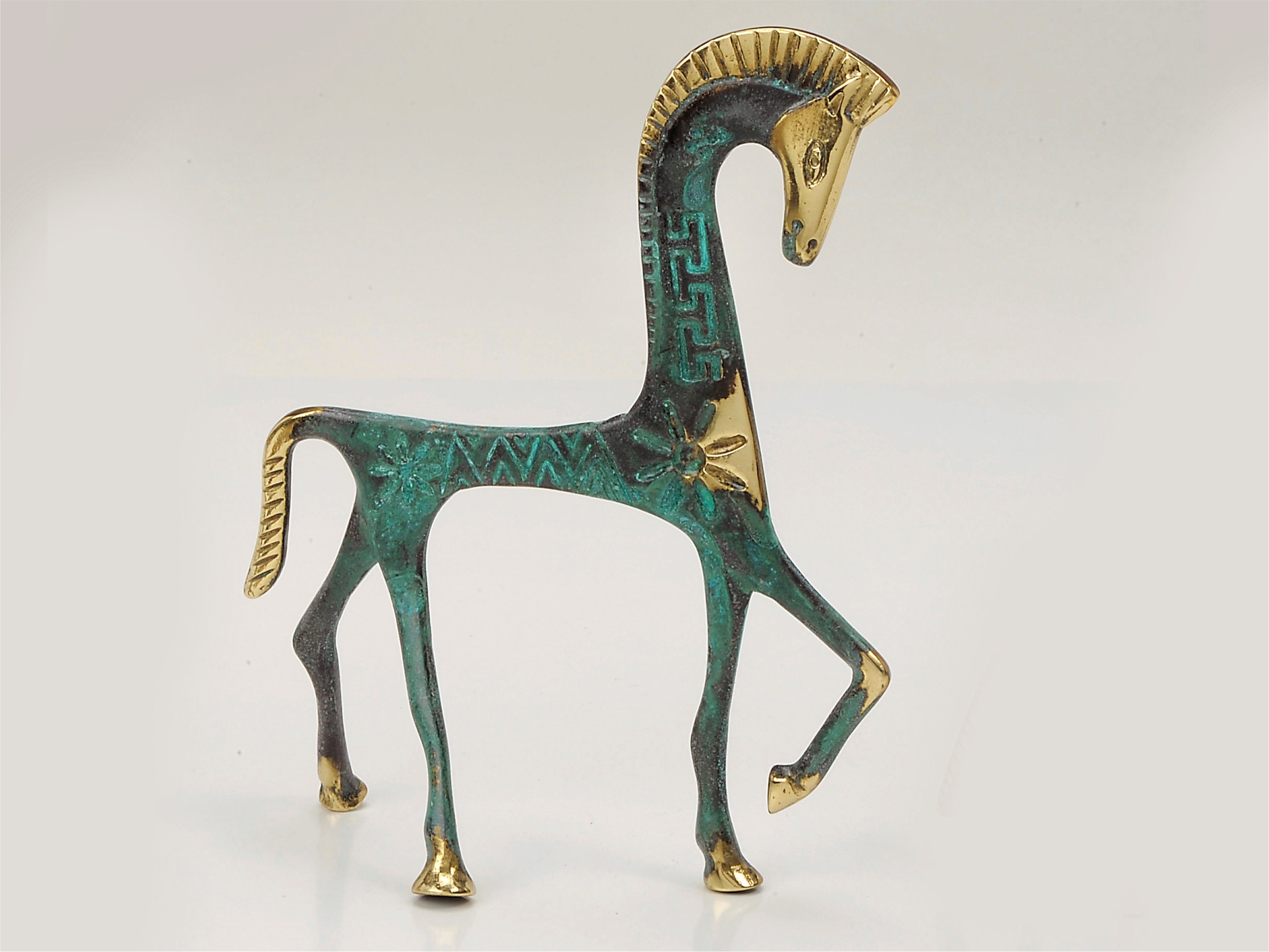 Bronze Ancient Greek Horse, Gift ideas ,Bronze Horse Art Statue from Ancient Greece, Greek art, Museum Copy,Decorative Horse, Bronze Art